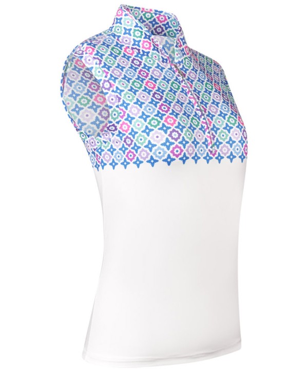 Dámske golfové tričko Pure Golf Truth Geoflower Sleeveless