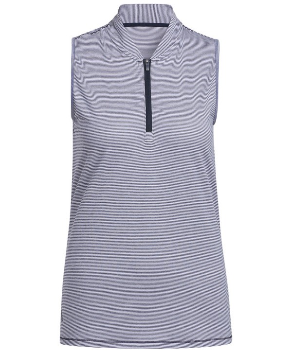 Dámske golfové tričko Adidas Two Colour Ottoman Sleeveless