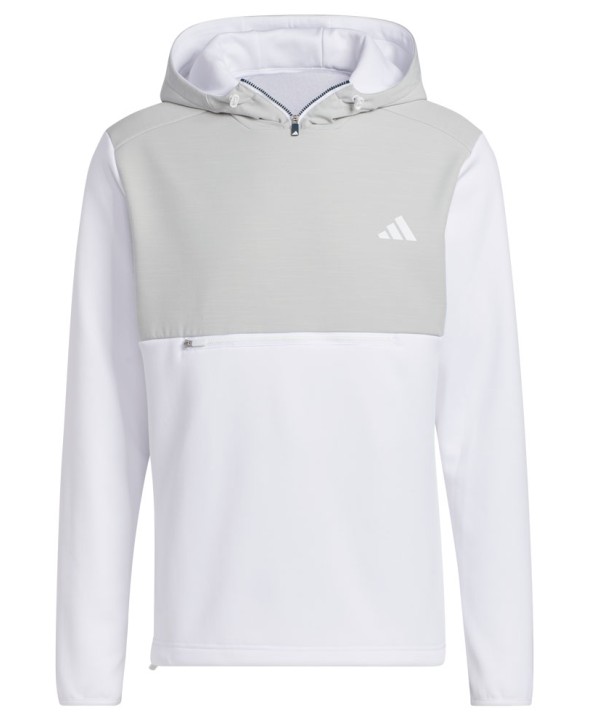 adidas Mens Textured Anorak Hoodie