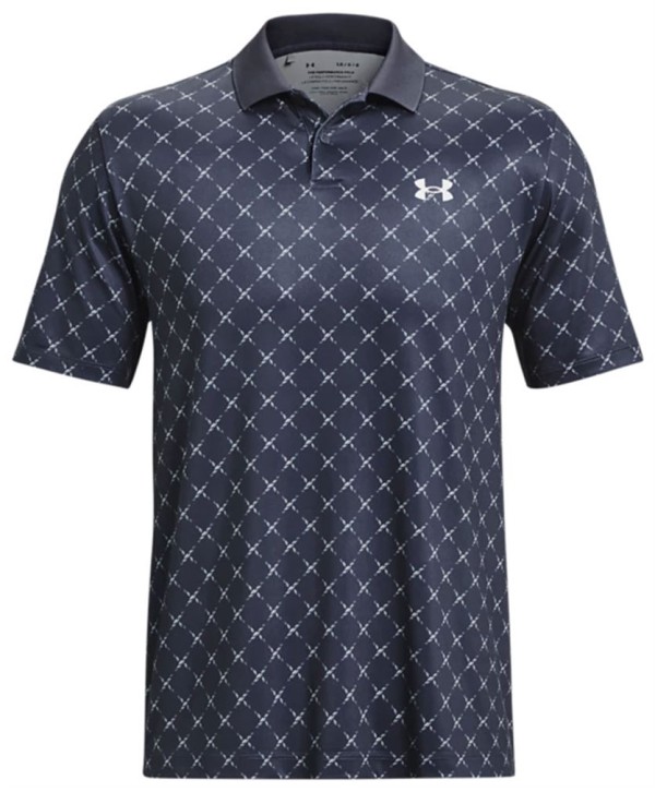 Under Armour Mens Performance 3.0 Printed Polo Shirt