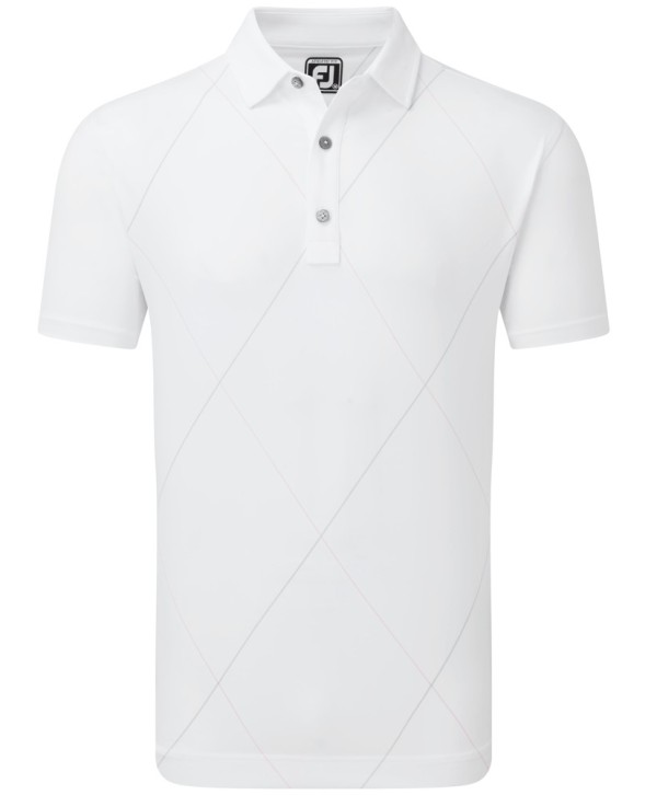 Pánske golfové tričko FootJoy Raker Print Lisle