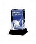 Crystal Nearest The Pin Golf Trophy