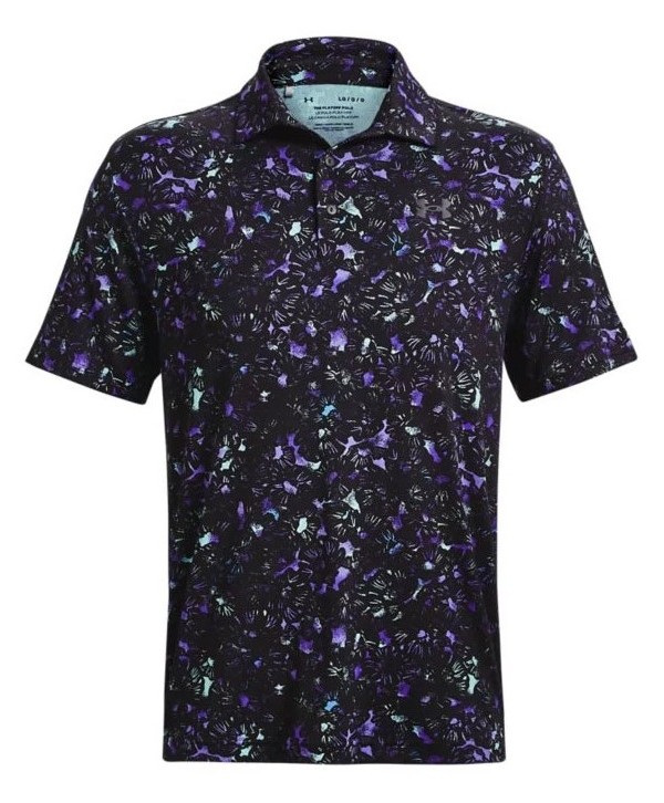 Under Armour Mens Playoff 3.0 Allover Floral Printed Polo Shirt