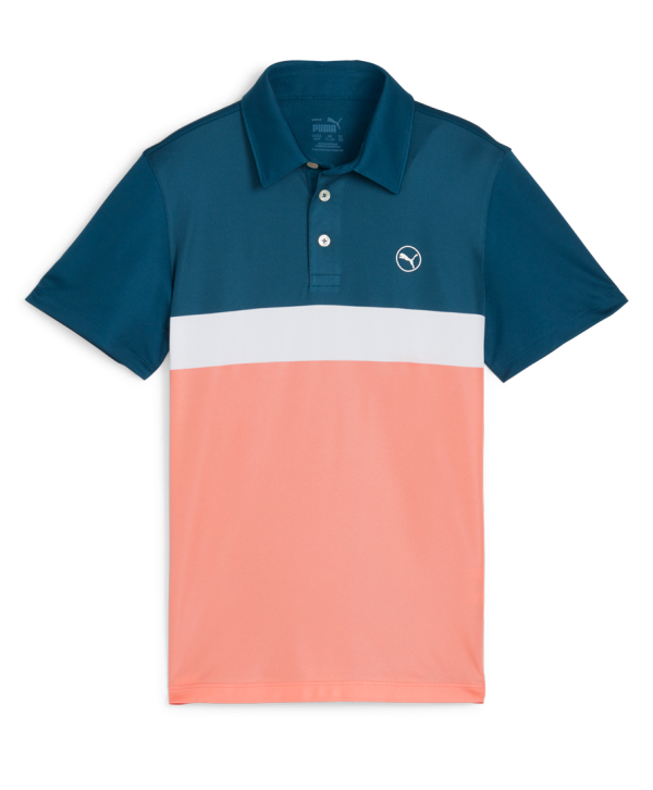 Puma Juniors ColourBlock Polo Shirt