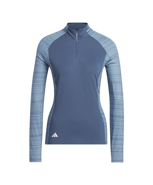 adidas Ladies Ultimate365 Quarter-Zip Mock Pullover