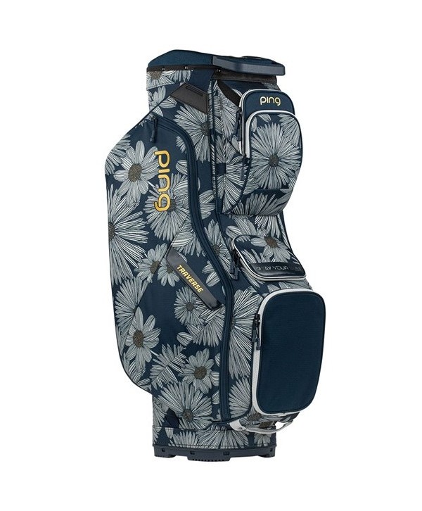 Limited Edition - Ping Blue Floral Traverse Cart Bag