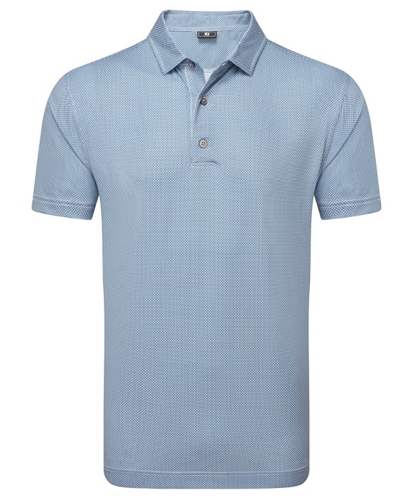 Limited Edition - FootJoy Mens Octagon Print Lisle Polo Shirt - The 152nd Open Collection