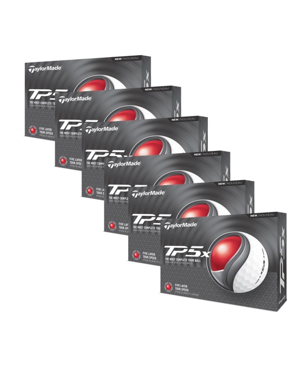 TaylorMade TP5x Golf Balls (72 Balls) 2024