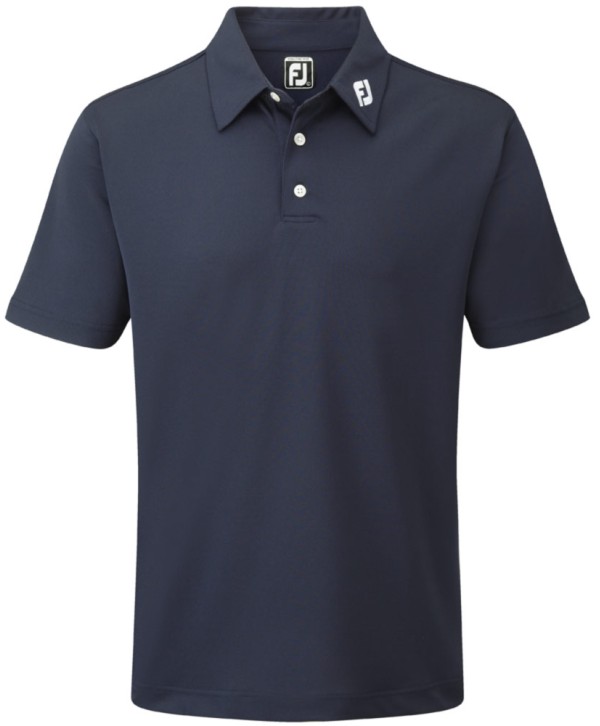 FootJoy Mens Stretch Pique Solid Colour Athletic Fit Polo Shirt