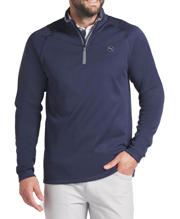 Pánská golfová mikina Puma Waffle Fleece 1/4 Zip