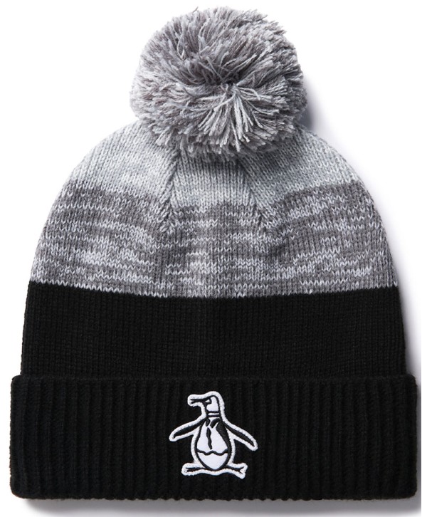 Original Penguin Rib Cuff Pom Beanie