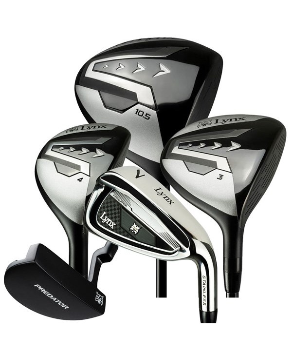 Lynx Mens Predator 11-Piece Golf Set (Graphite Shaft)