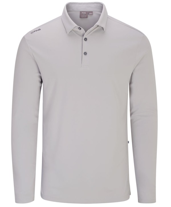 Ping Mens Lockwood SensorCool Long Sleeve Polo Shirt