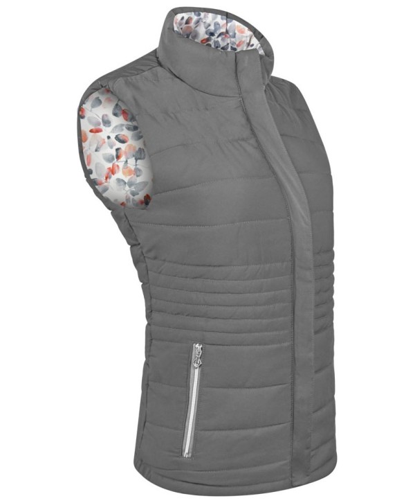 Pure Golf Ladies Eve Reversible Gilet - Autumn Embers