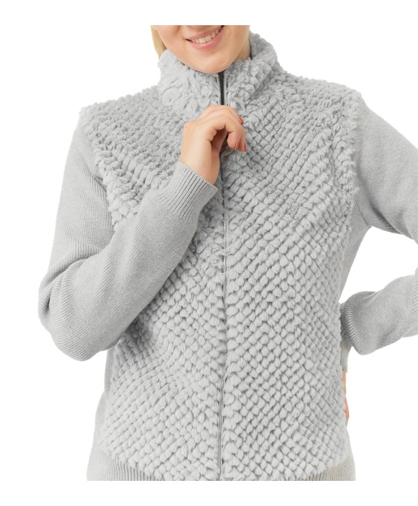 Dámska golfová mikina Pure Golf Ellisa Knitted Zipped Cardigan