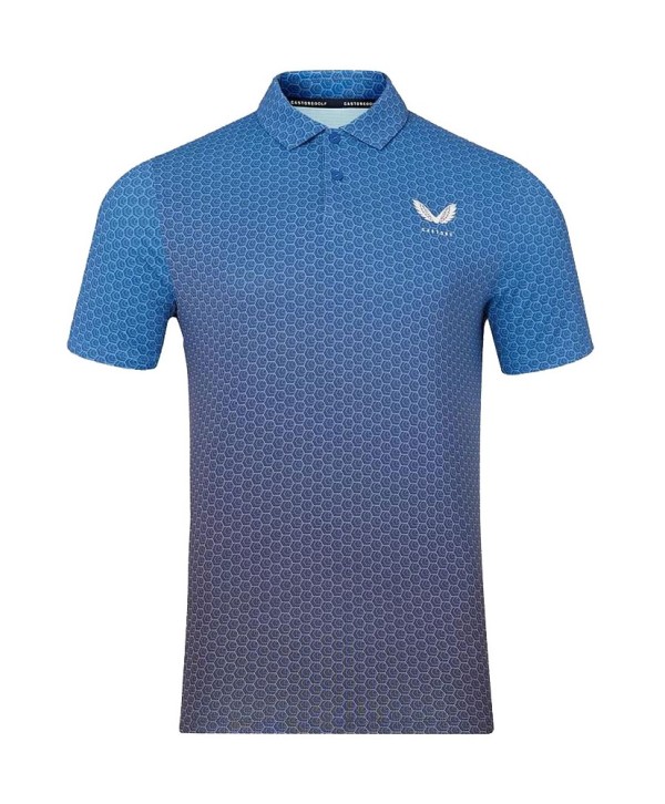 Castore Mens Printed 2 Polo Shirt