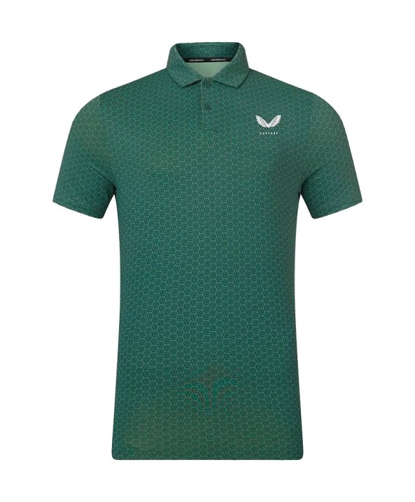 Castore Mens Printed 2 Polo Shirt