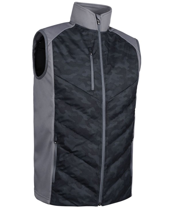 Sunderland Mens Andorra Padded Bonded Thermal Golf Gilet