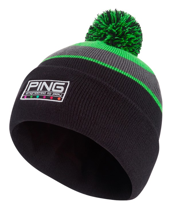 PING Mens Colour Code Bobble Beanie Hat