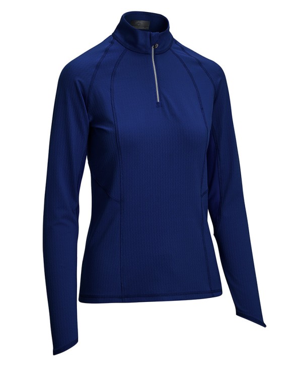 Callaway Ladies Solid Sun Protection 1/4 Zip Pullover