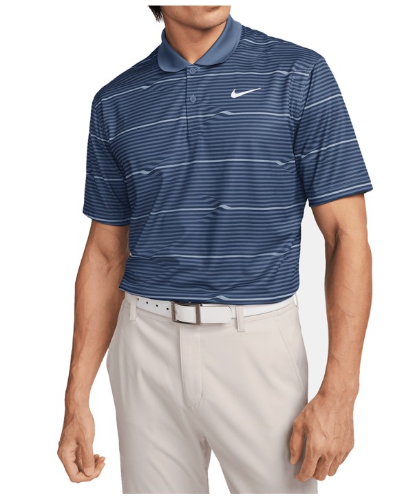 Nike Mens Dri-Fit Victory+ Ripple Polo Shirt