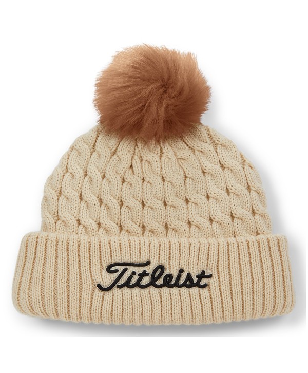 Titleist Cable Knit Pom Pom Hat