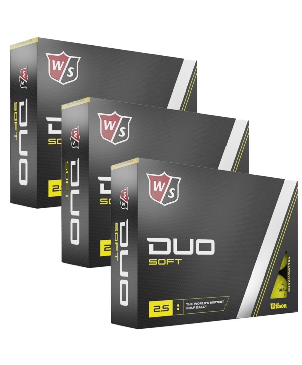 Wilson Duo Soft Coloured Golf Balls (36 Balls)