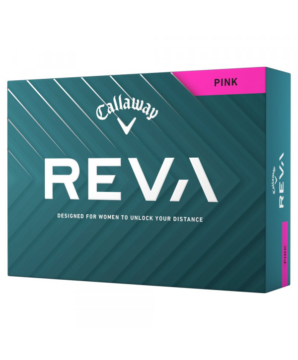 Dámske golfové loptičky Callaway Reva Pink (12 ks)