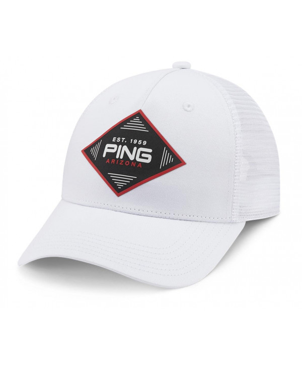 PING Mens Diamond Trucker Cap