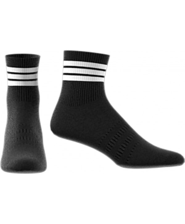 adidas Mens Half Crew 3 Stripe Socks