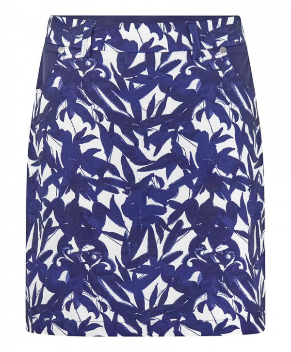 Pure Golf Ladies Accuracy Skort - Wild Peony Navy