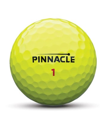 Golfové míčky Pinnacle Rush (15 ks) - žluté