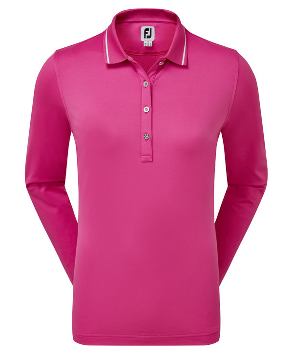 FootJoy Ladies Thermal Jersey Long Sleeve Polo Shirt