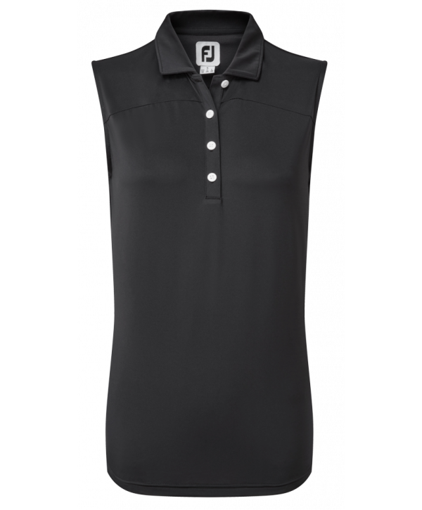 Dámske golfové tričko FootJoy Mesh Back Sleeveless Lisle