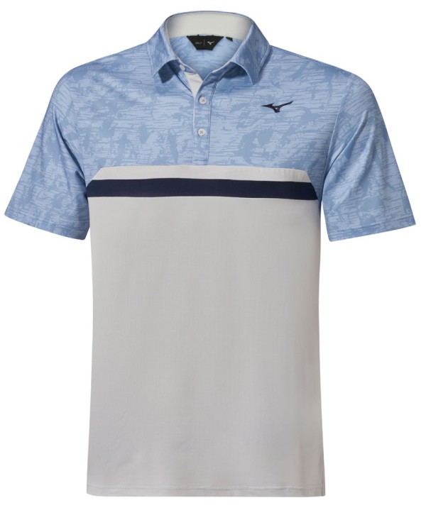 Pánske golfové tričko Mizuno Quick Dry Hazard Stripe