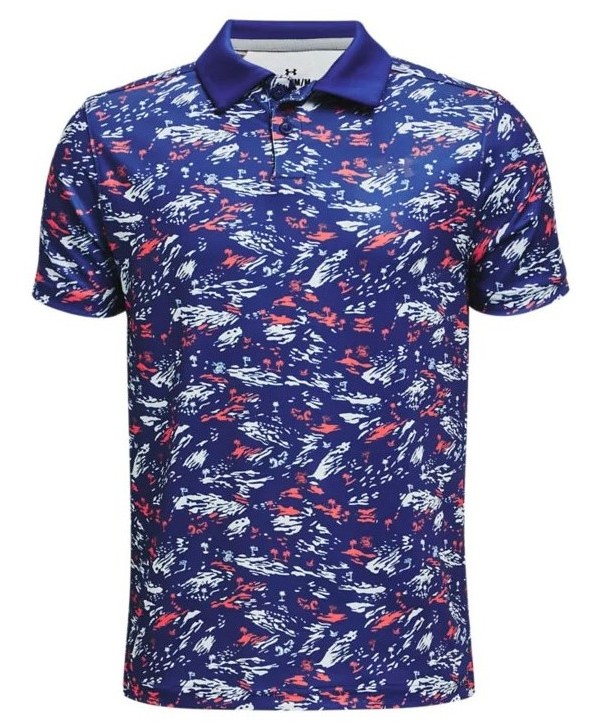 Detské golfové tričko Under Armour Performance Paradise Printed