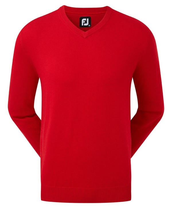 Pánský golfový svetr FootJoy Wool V-Neck