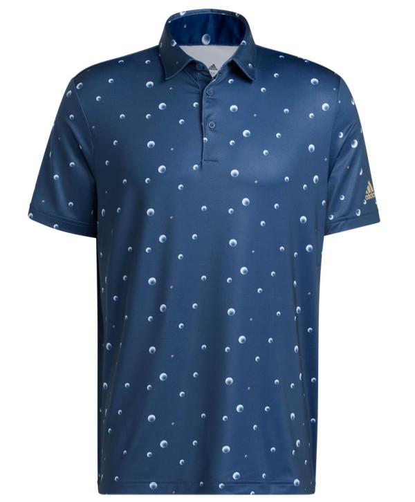 adidas Mens AllOver Print Polo Shirt