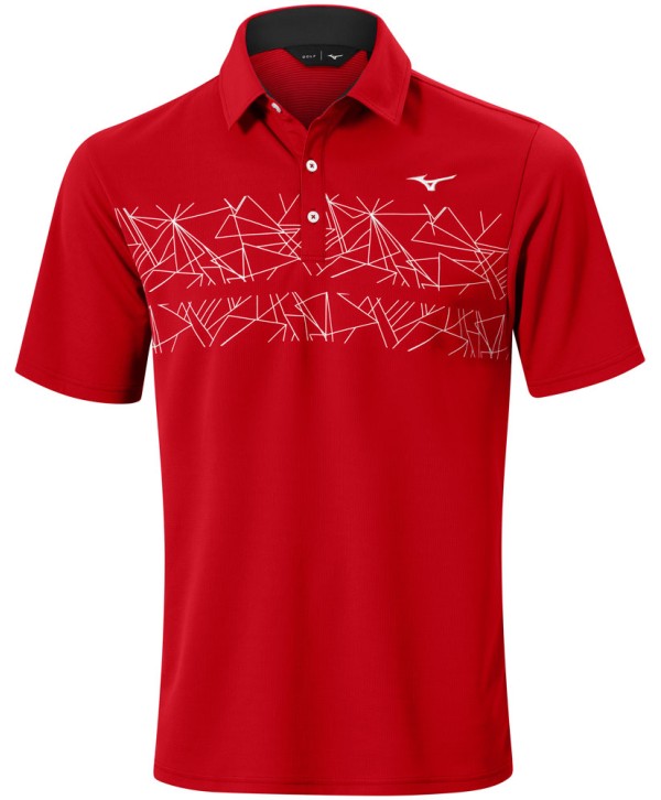 Pánske golfové tričko Mizuno Breath Thermo Graphic
