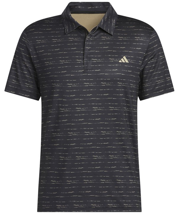 Pánske golfové tričko Adidas Stripe Zipper